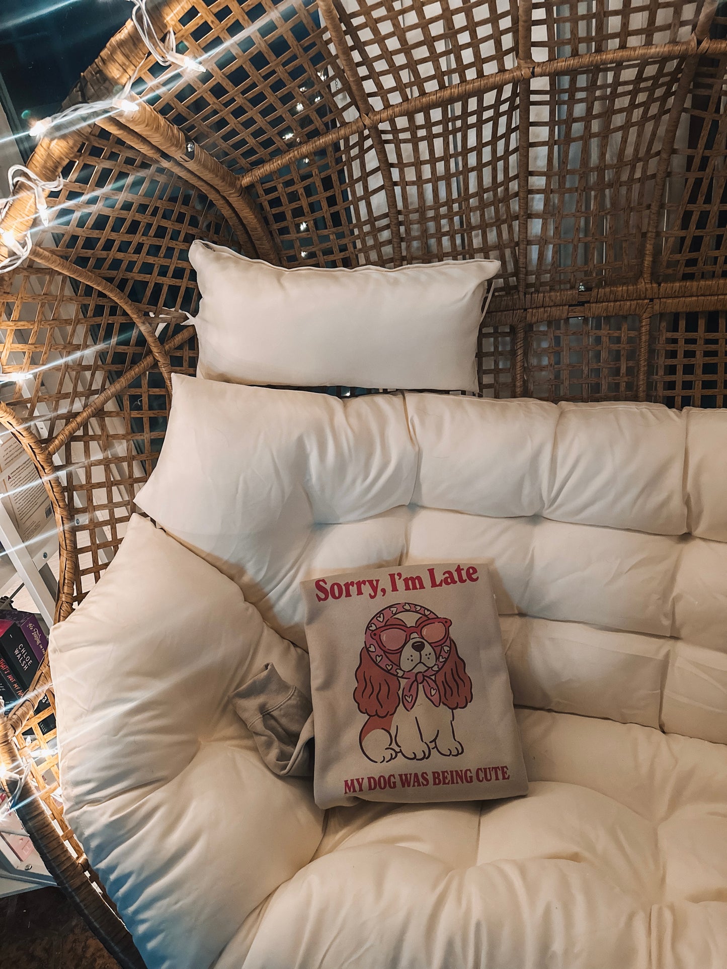 Sorry I’m late sweatshirt crewneck sublimation