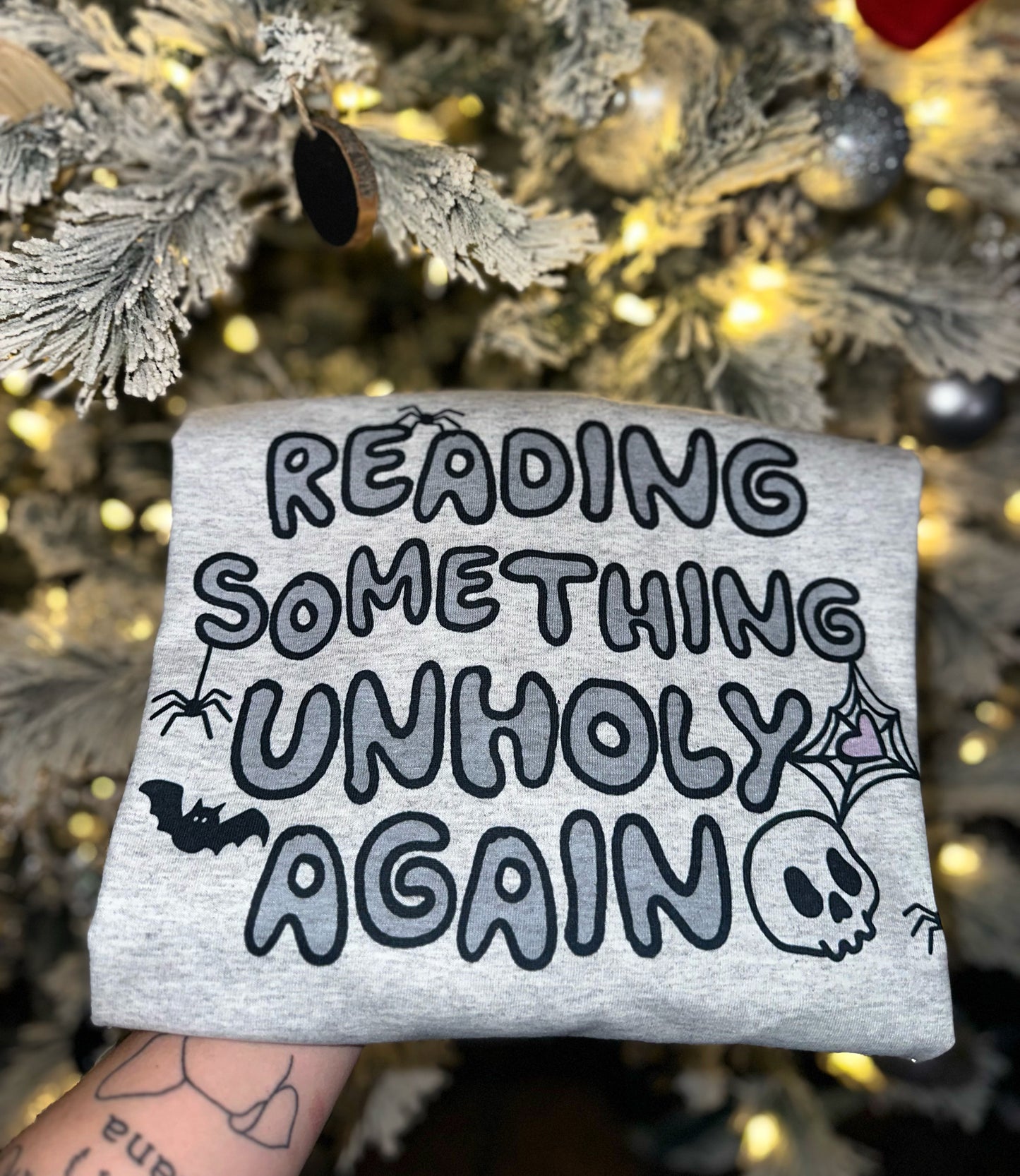 Reading something crewneck