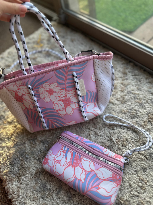Floral bag purse