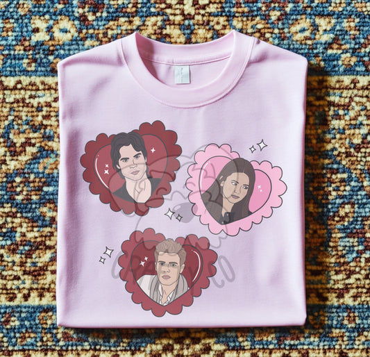 TVD hearts T-shirt