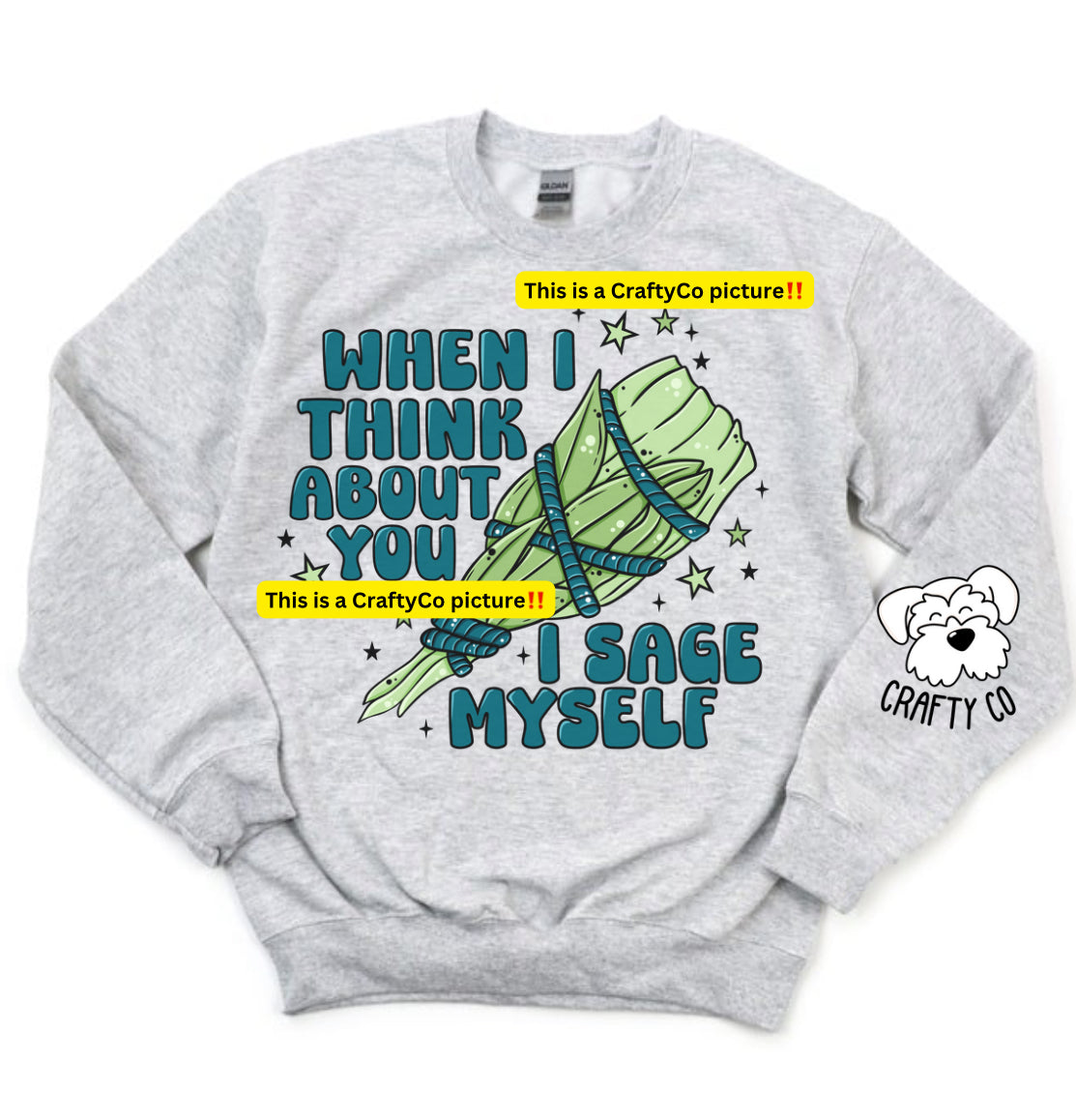 Sage myself crewneck