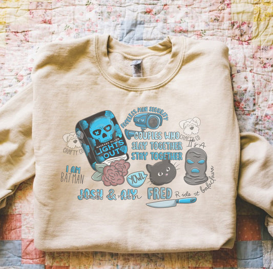 Lights out book crewneck