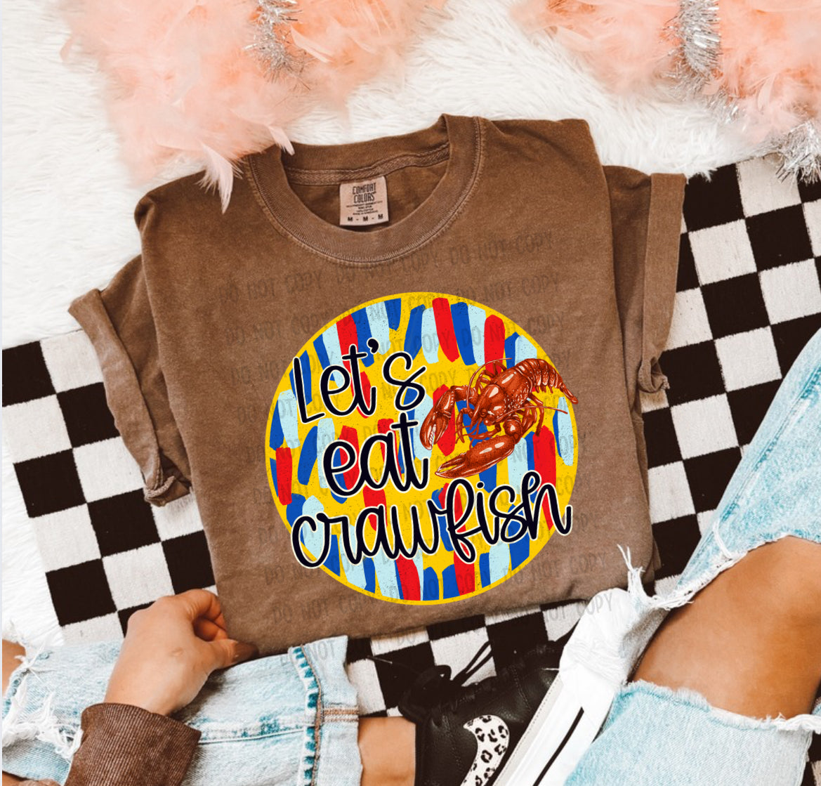 Lets eat crawfish T-shirt