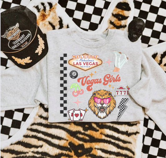 Las Vegas Unisex Crewneck