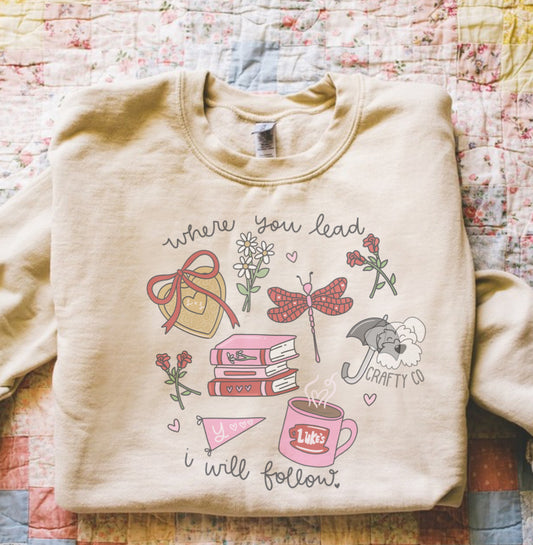 Where you lead Unisex Crewneck