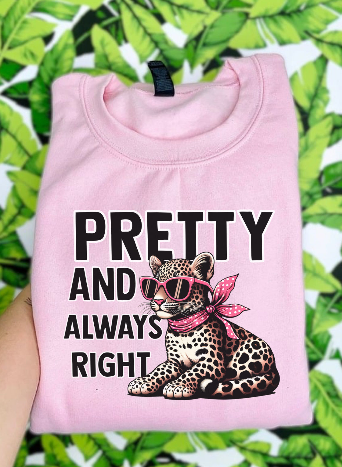Pretty and always Crewneck