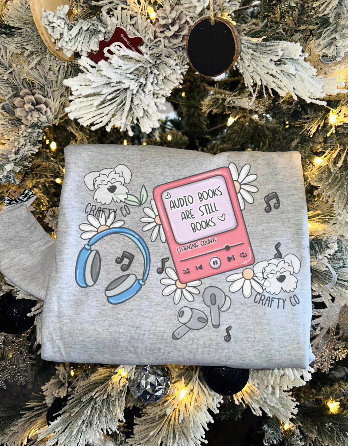 Audio books crewneck
