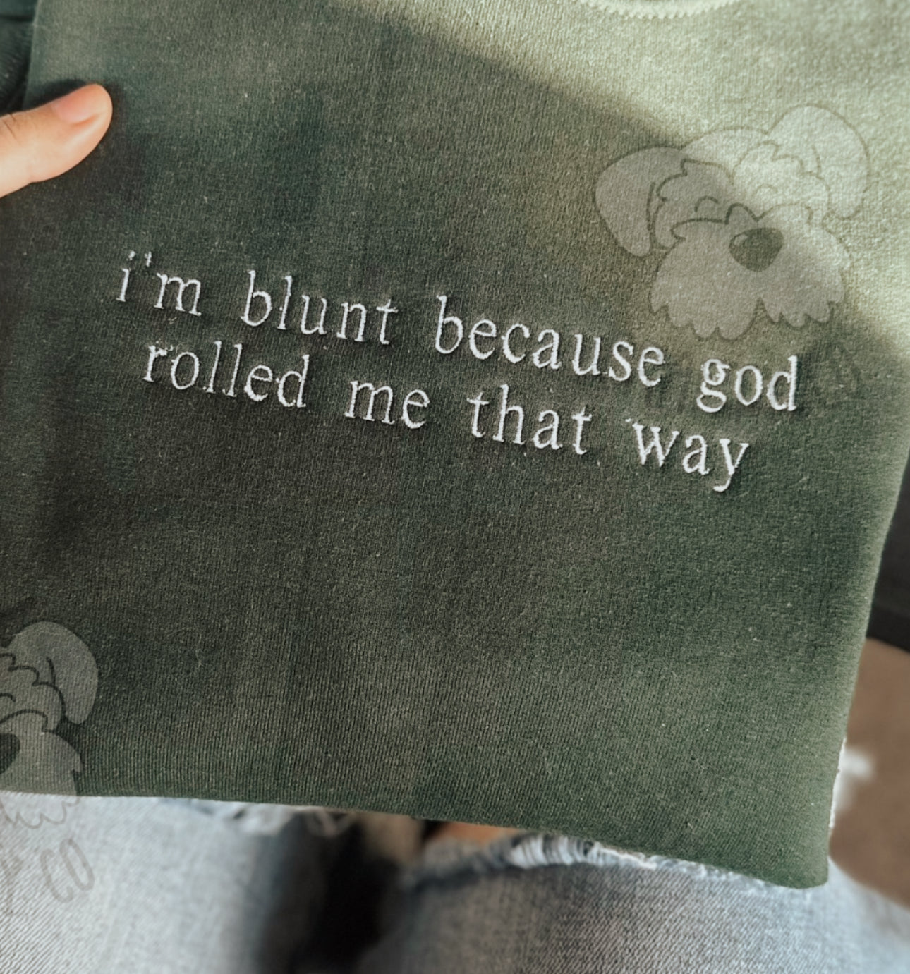 I’m blunt embroidered T-Shirt