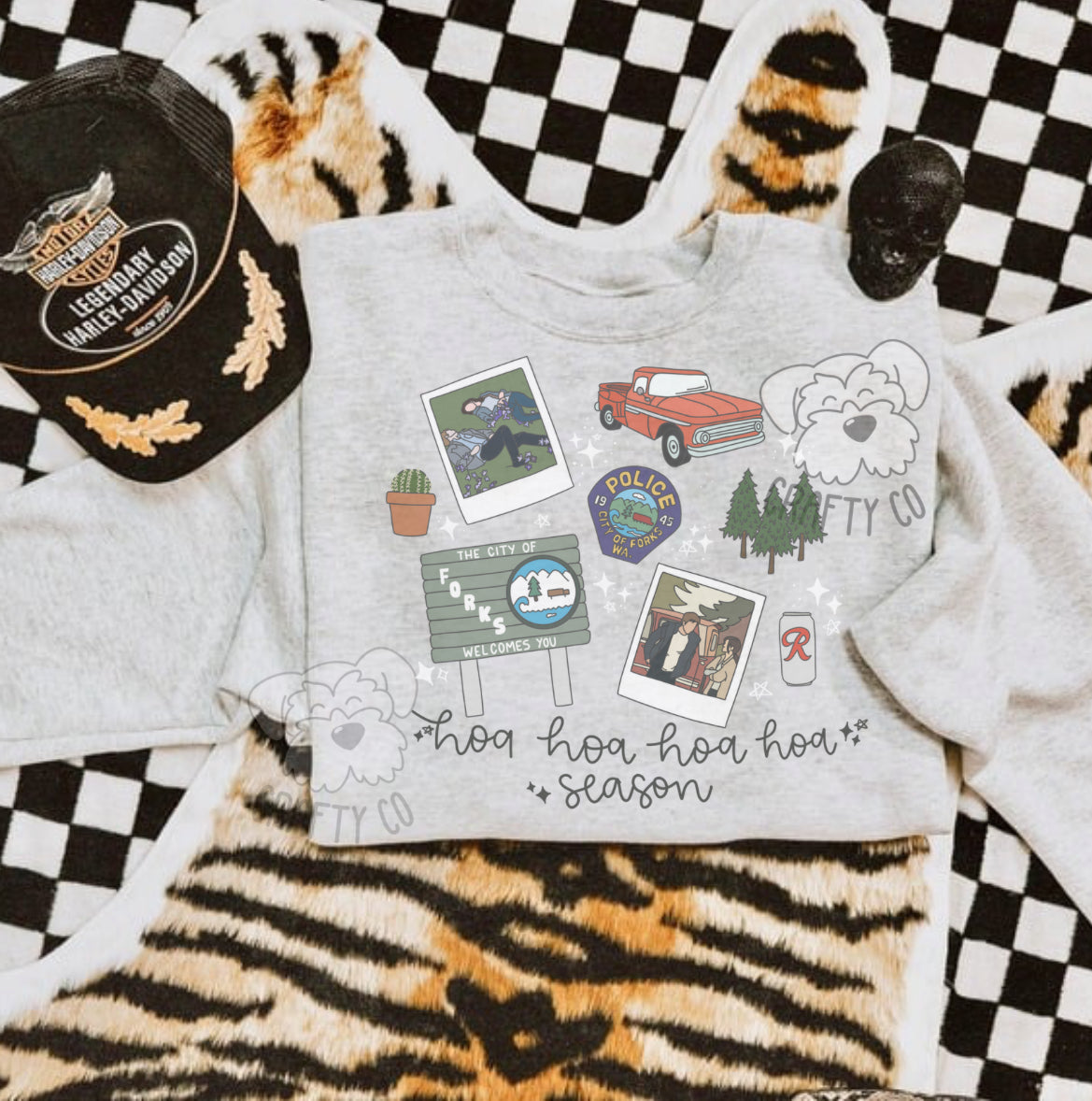 Hoa hoa season twilight Crewneck