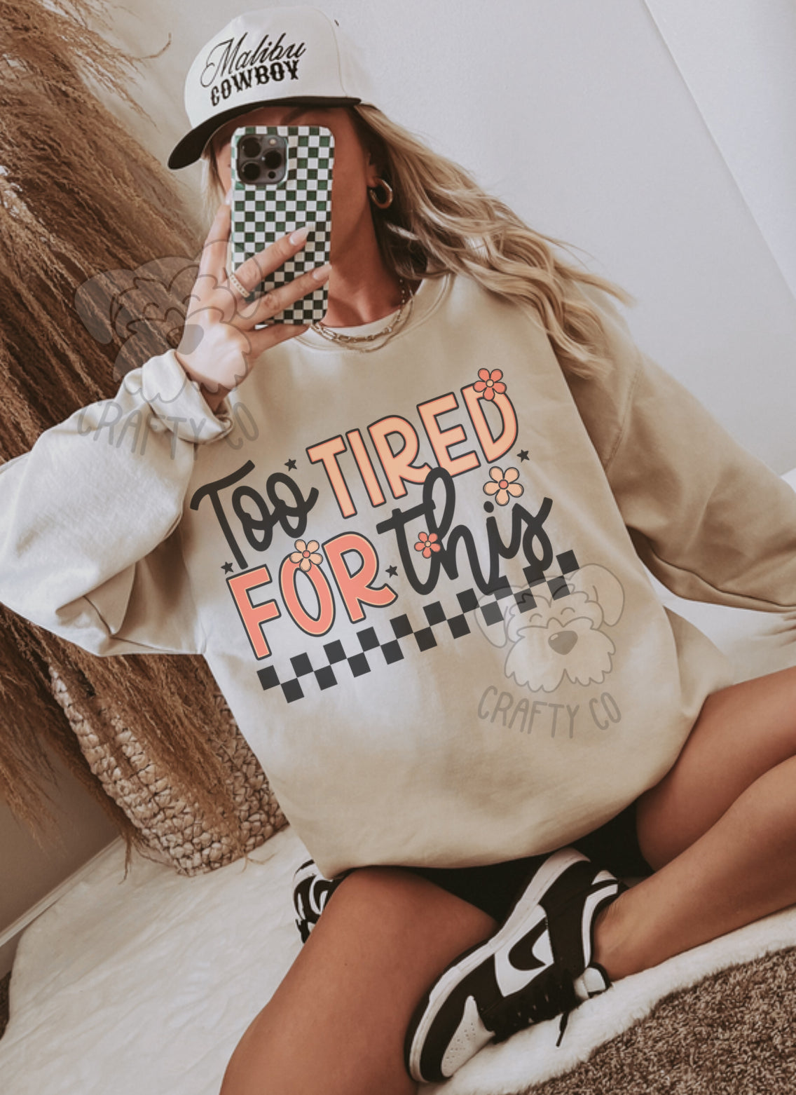 Too tired for this Crewneck