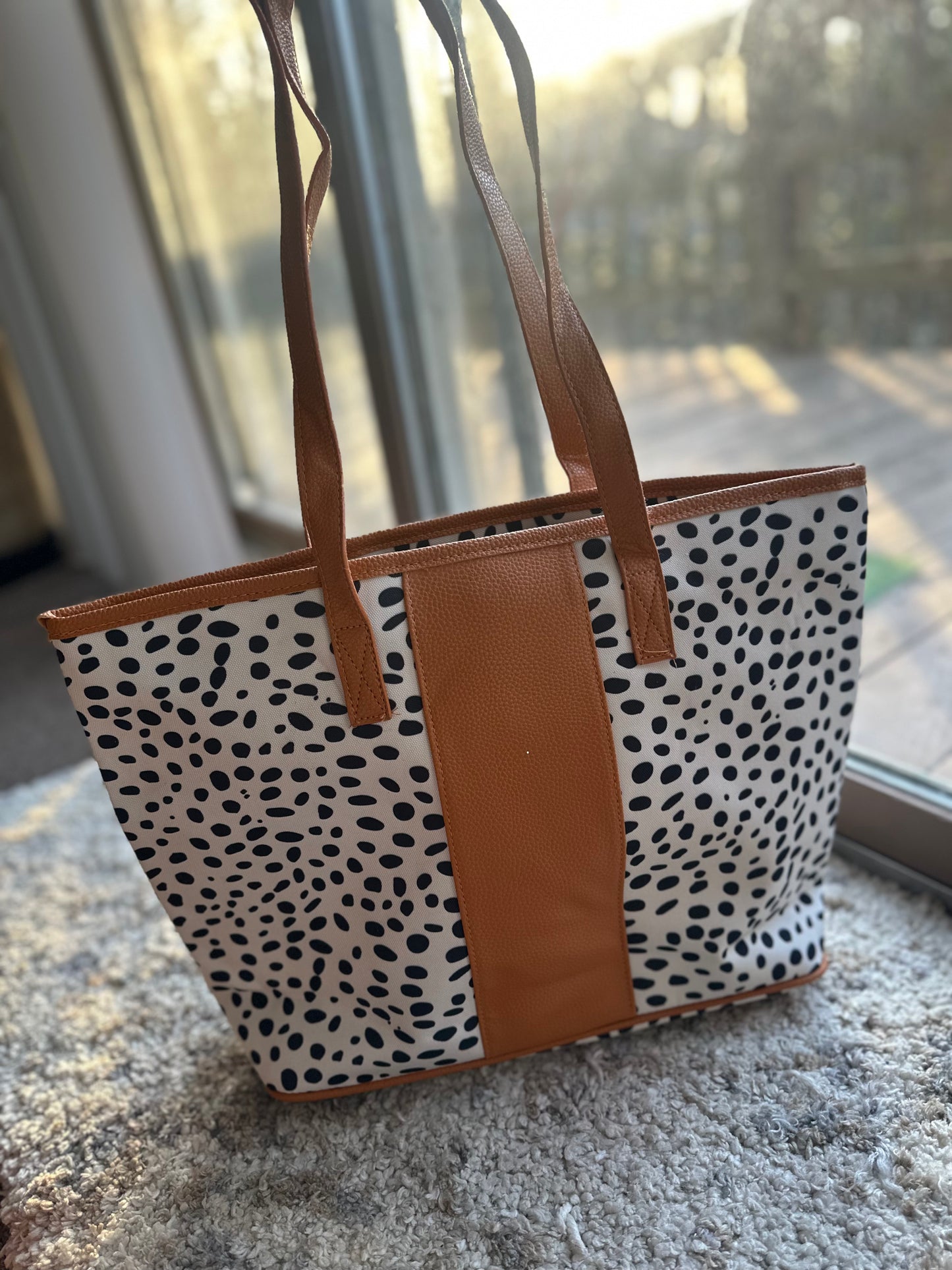 Polka dot bag purse