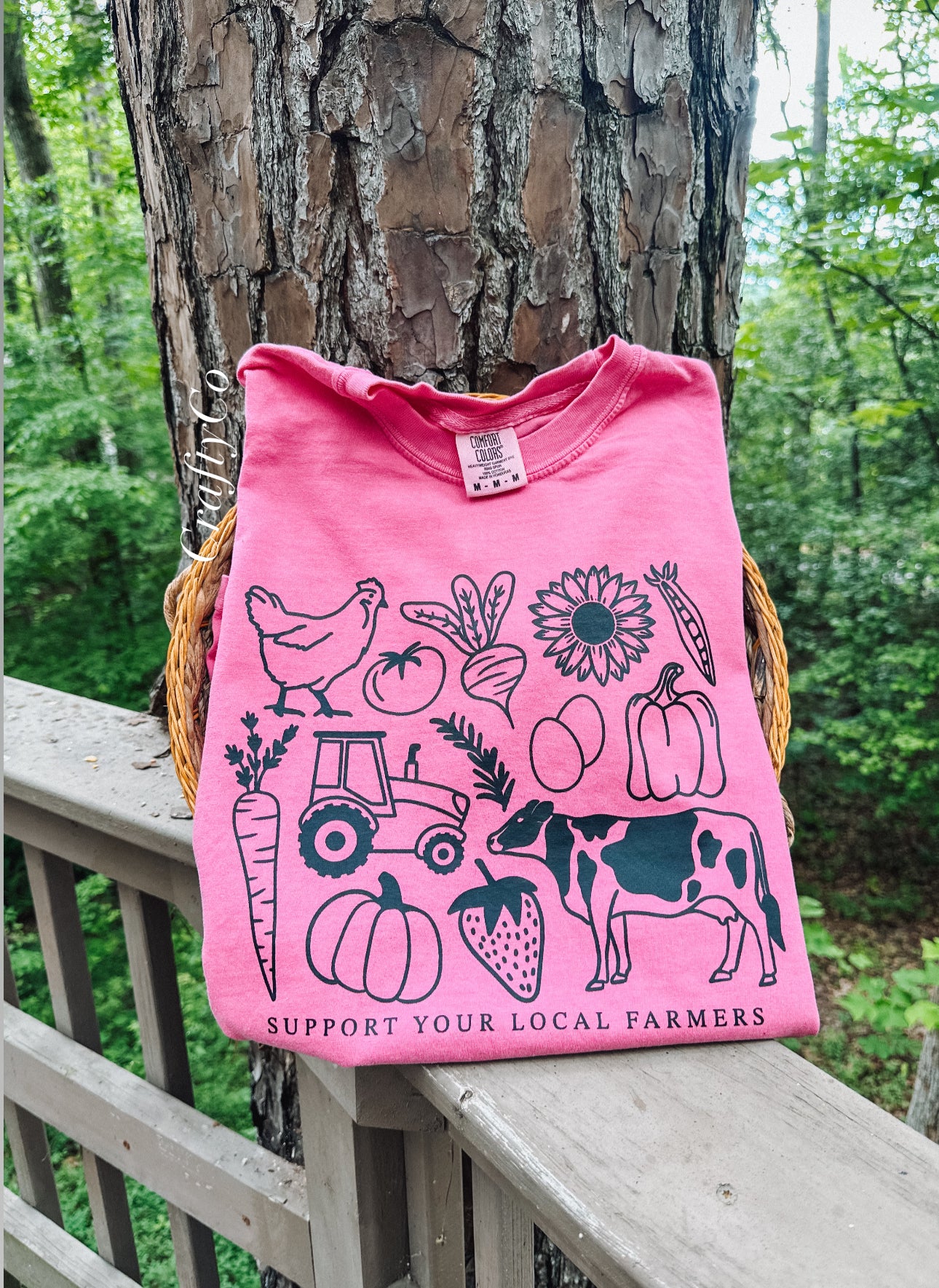 Support your local farmers 3 LEFT T-shirt