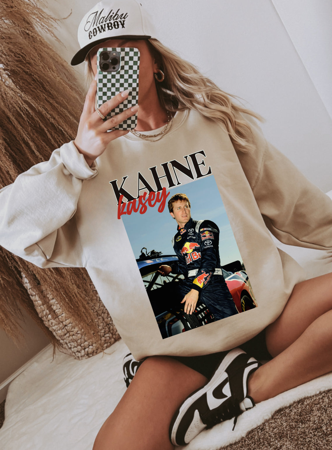 Kasey red Crewneck