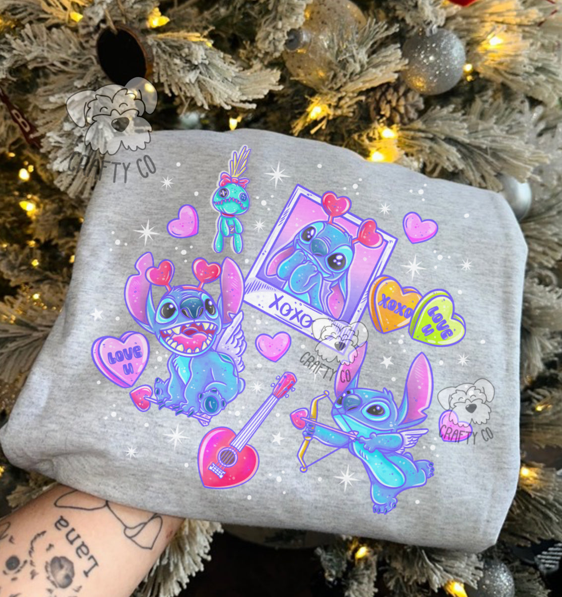 Blue valentines crewneck
