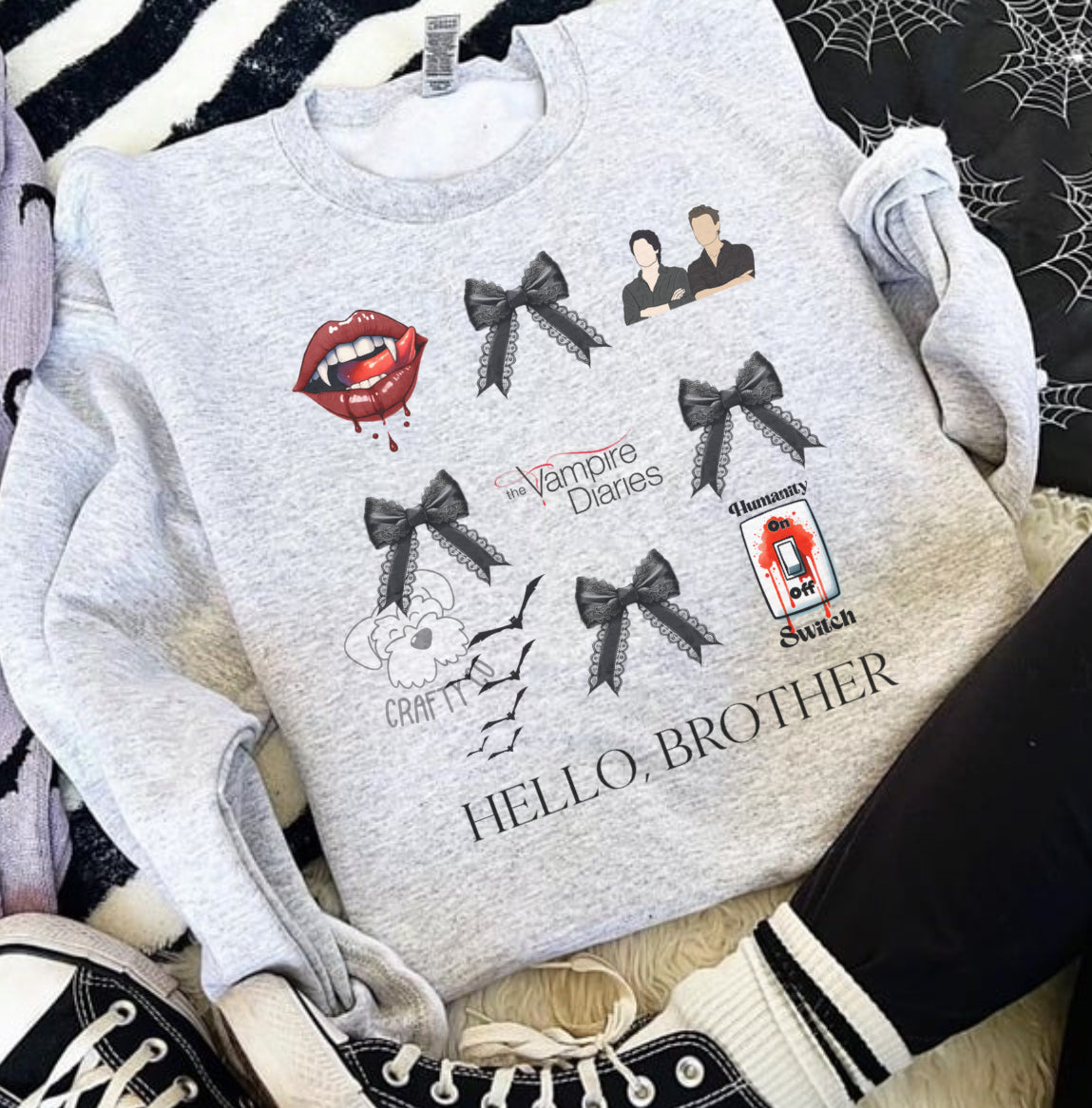 Hello brother Crewneck