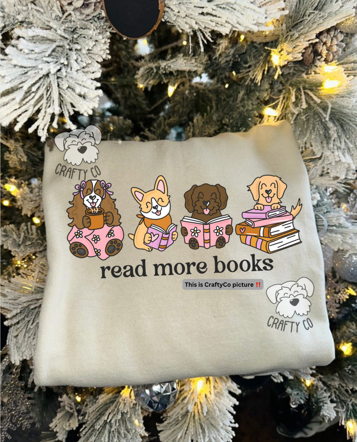 Read more books crewneck