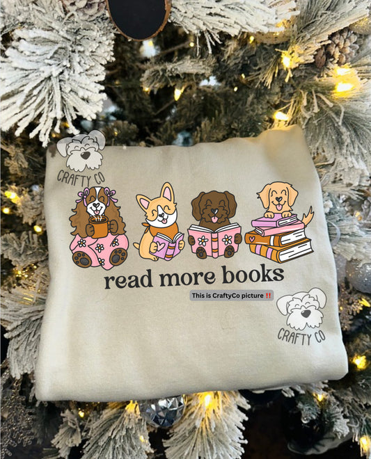 Read more books crewneck