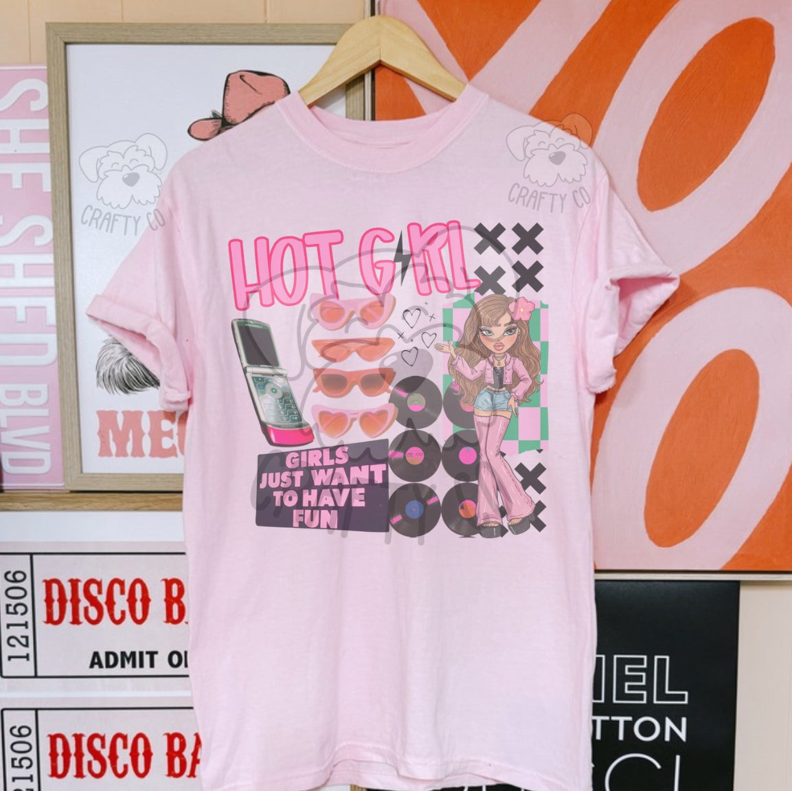 Hot Girl Sublimation Gildan T-shirt
