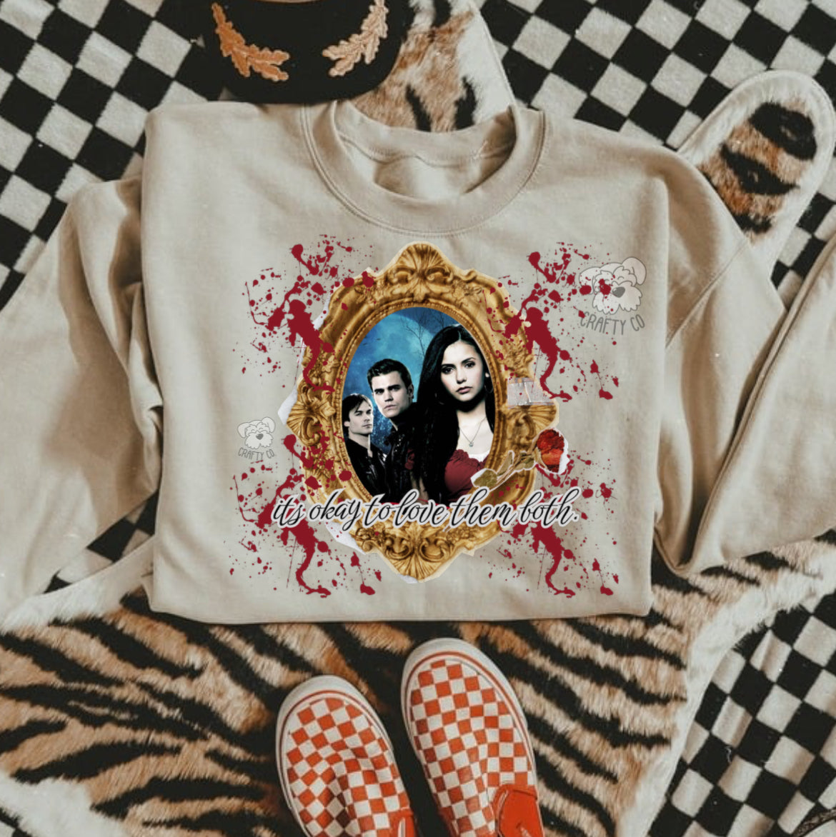 Its okay to love them both Crewneck