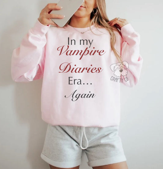 In my TVD era again Unisex Crewneck