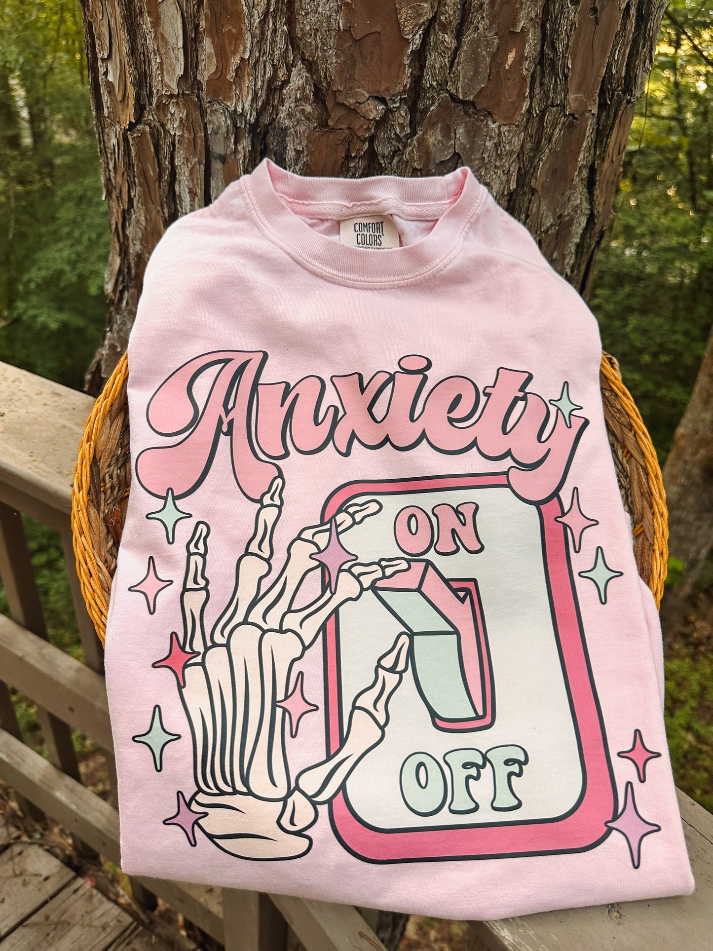 Anxiety switch on off T-shirt