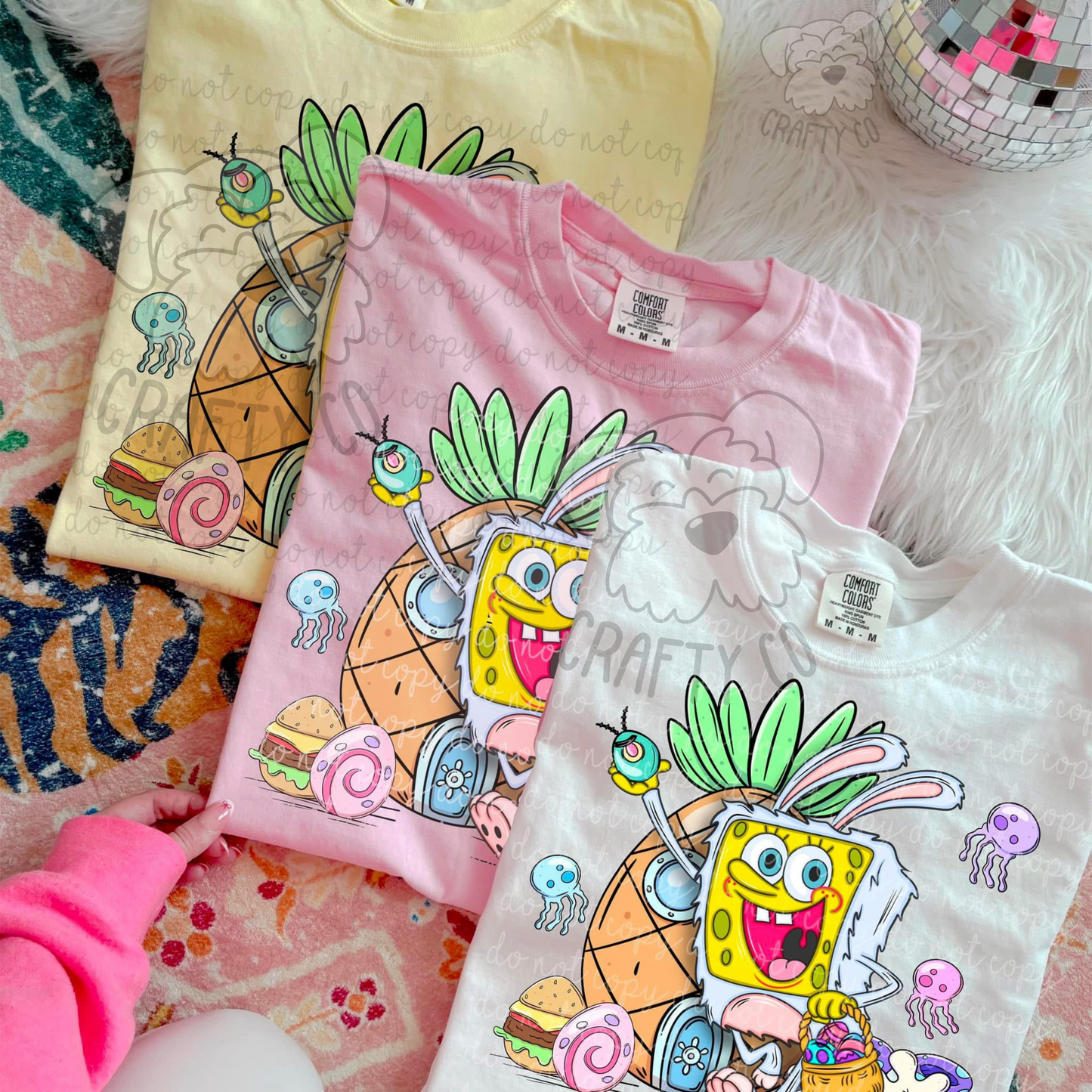 Easter sponge T-shirt