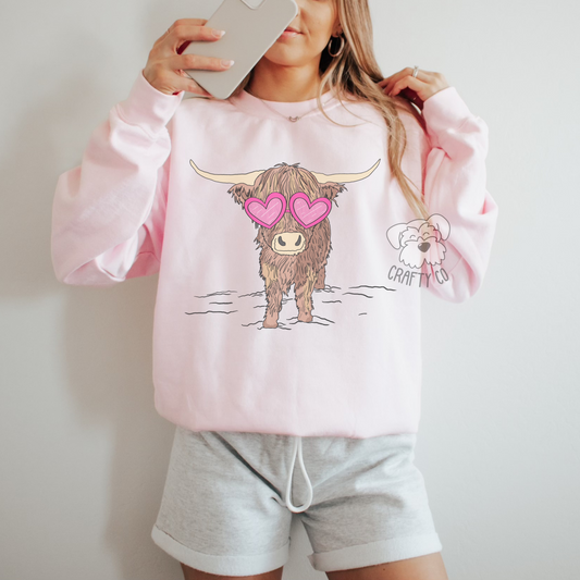 Love Western Cow Unisex Crewneck
