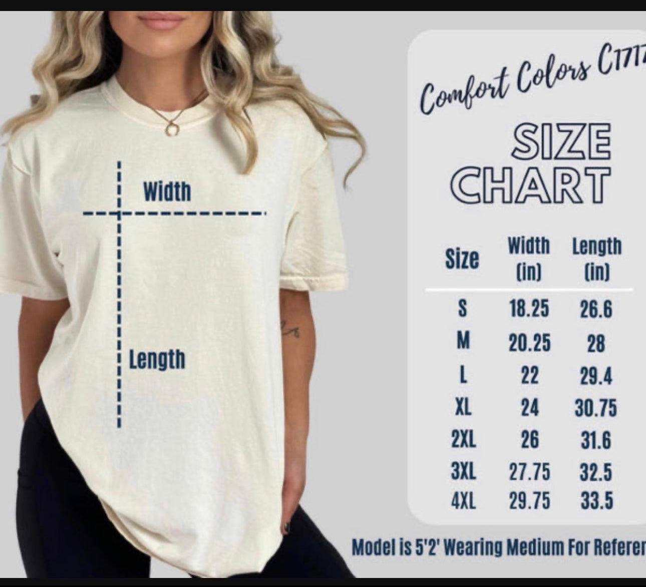 CN ivory comfort color T-shirt
