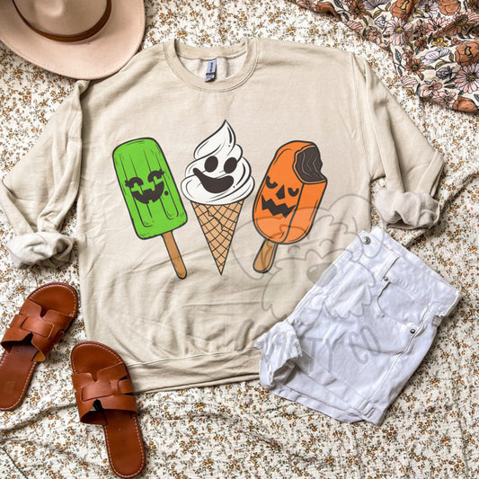 Spooky ice cream Crewneck