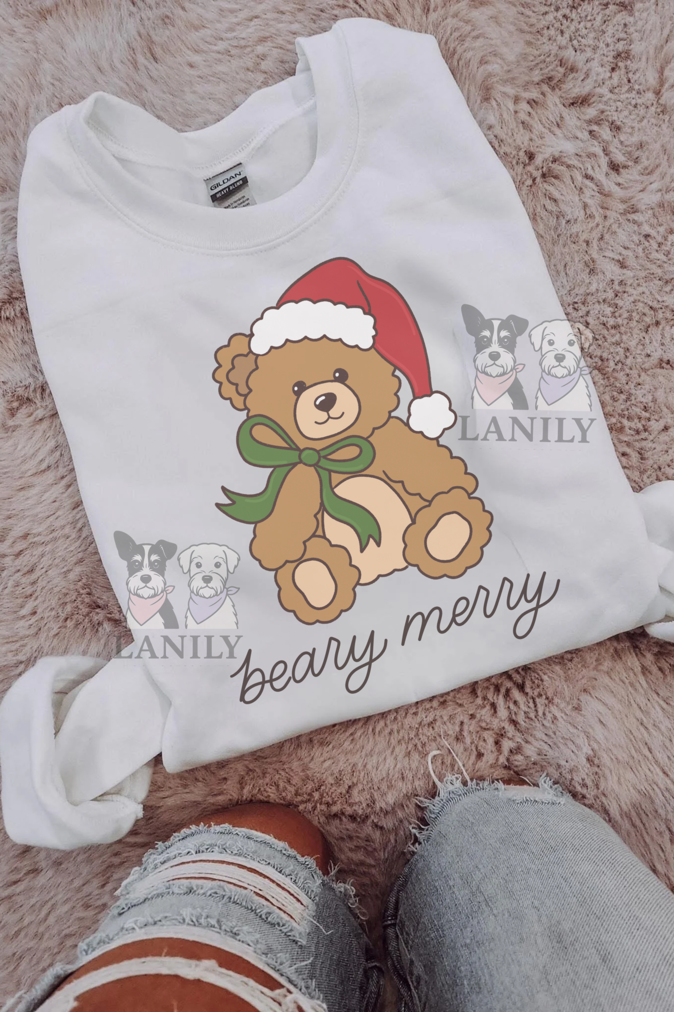 Beary Merry   Crewneck