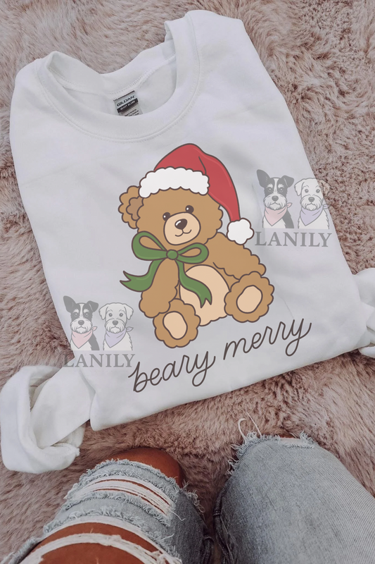 Bear Christmas SUBLIMATION Crewneck