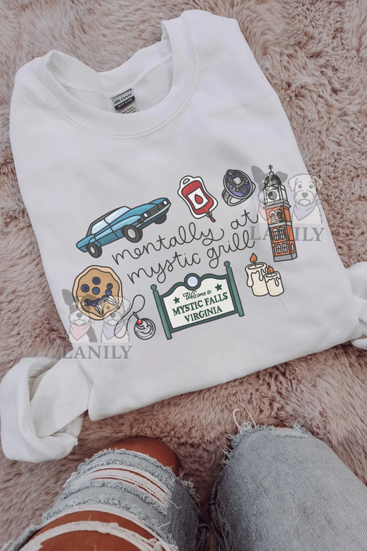 Mentally at Mystic Falls Crewneck