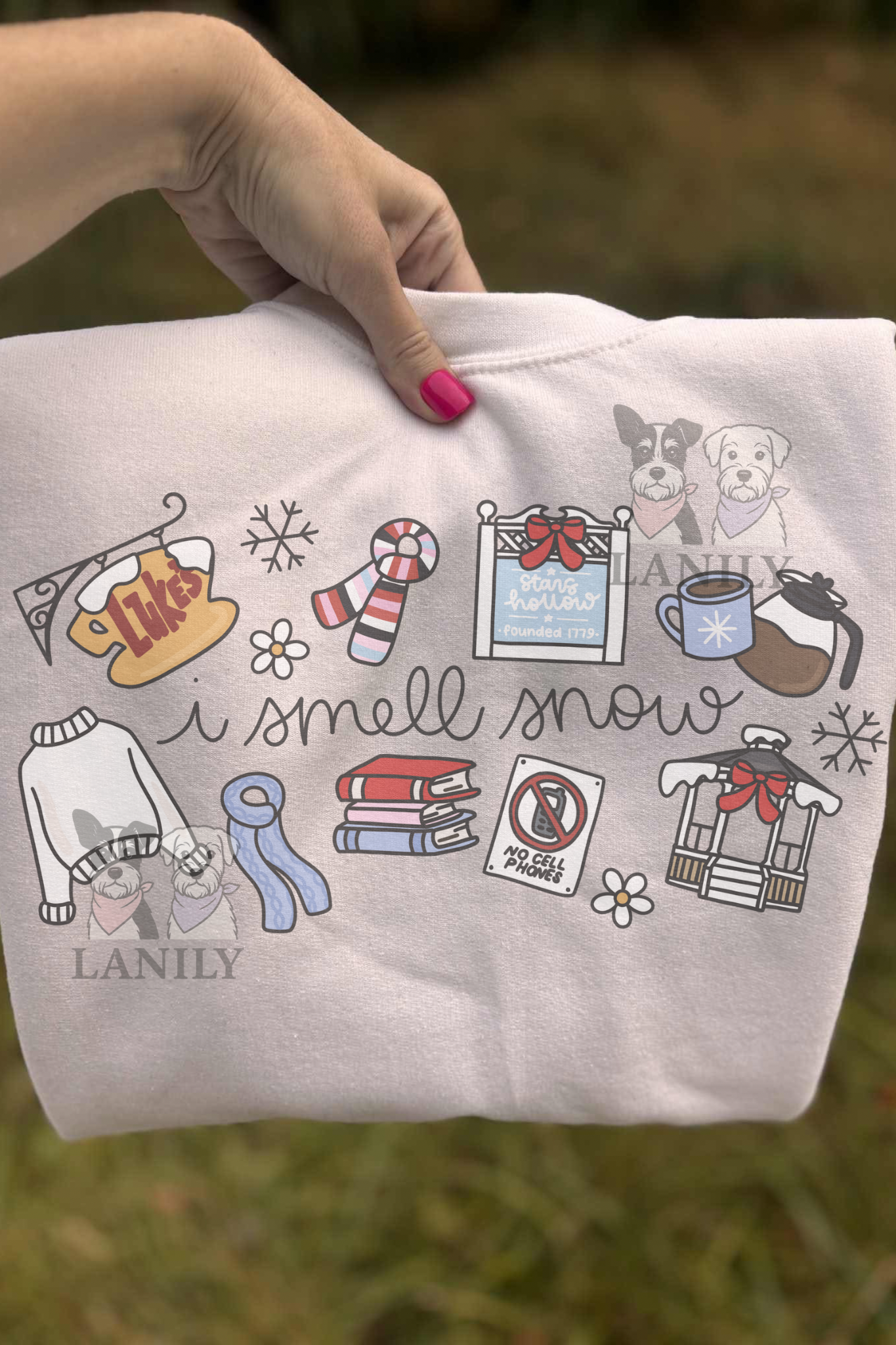 I smell snow Crewneck