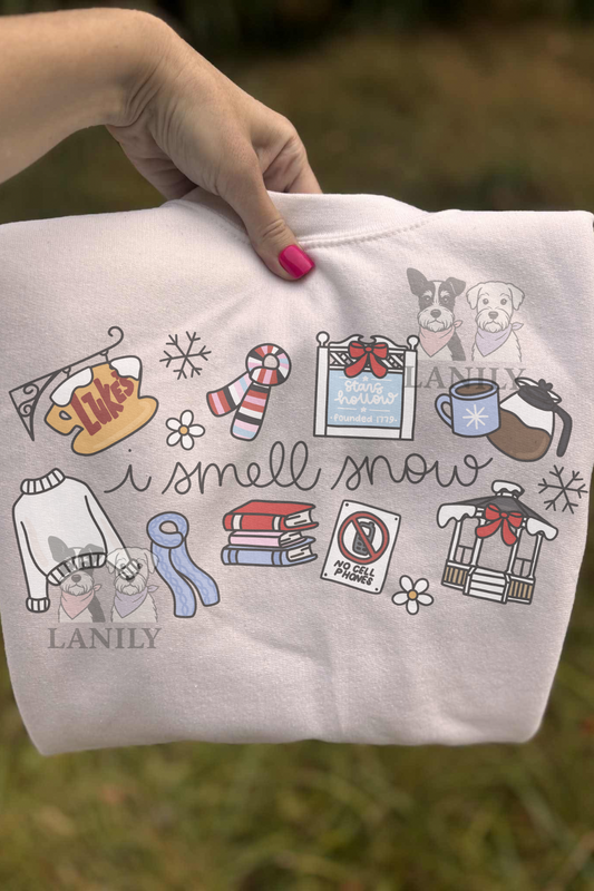 I smell snow Crewneck