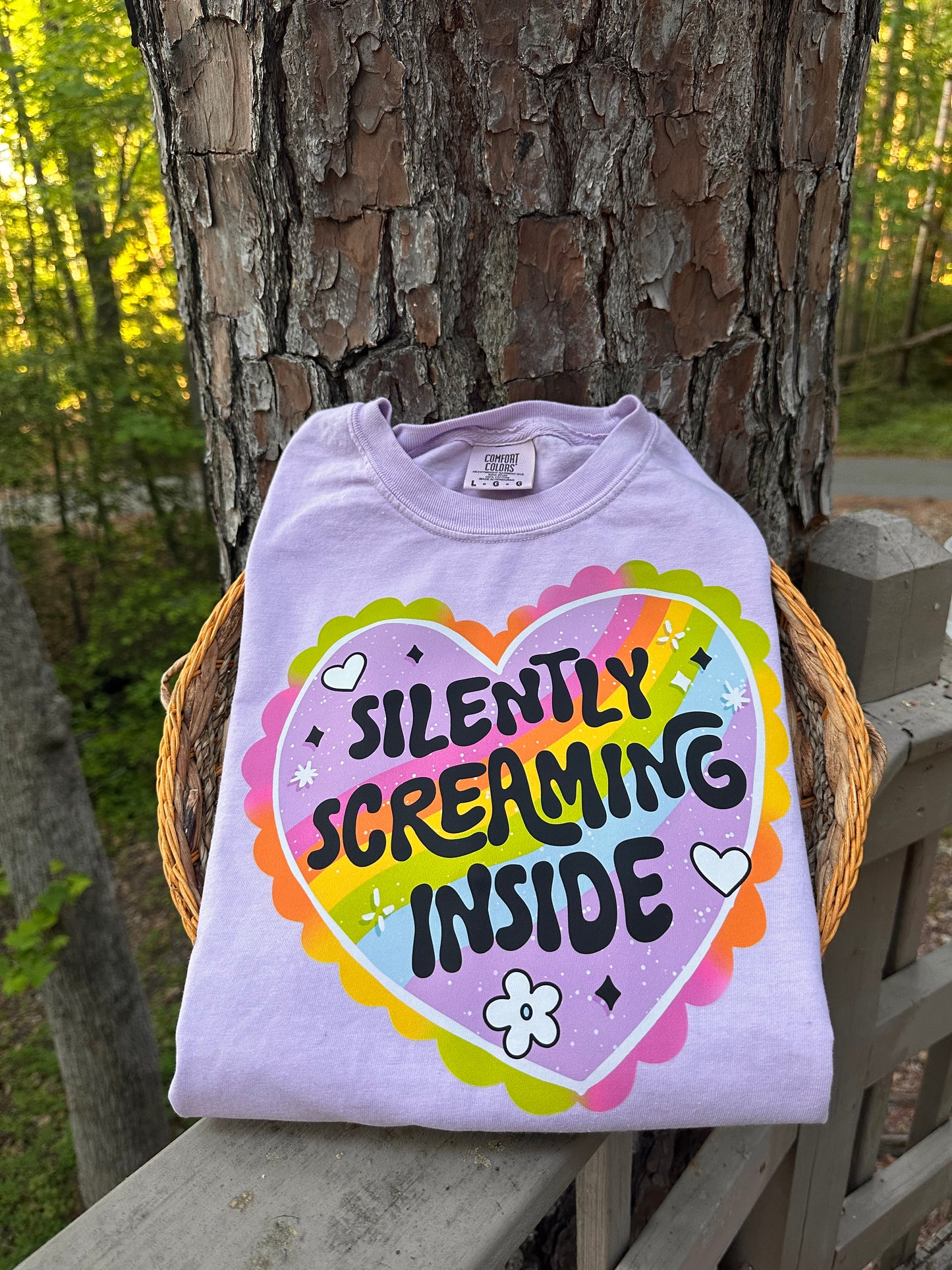 Silently screaming T-shirt