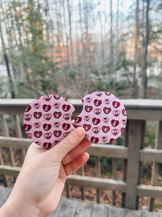 HOA valentines Car  Coasters