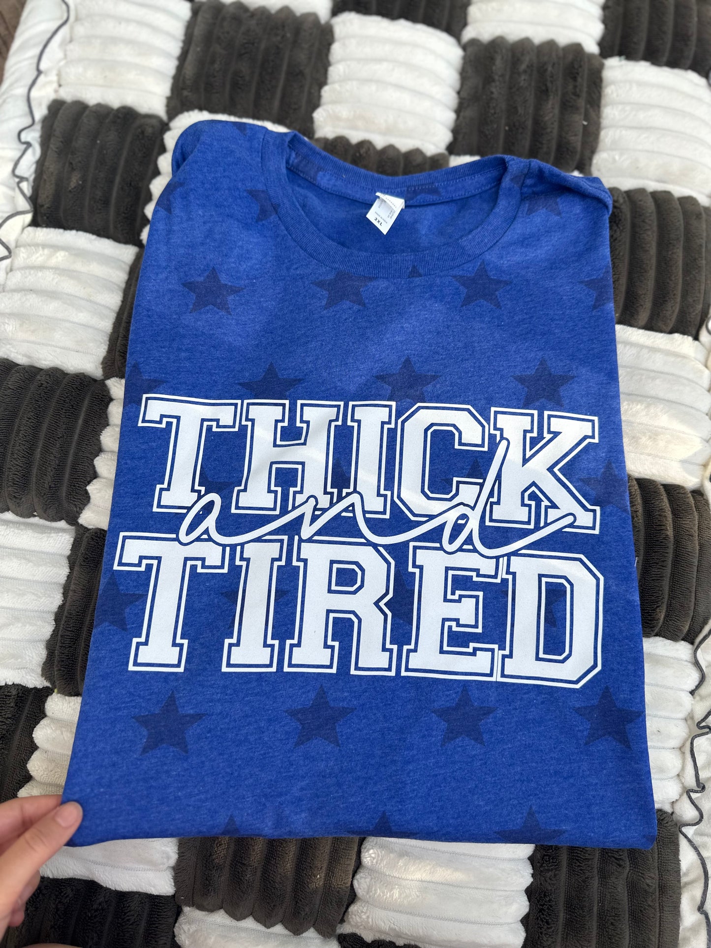 Thick & tired size 2X LAT brand tee