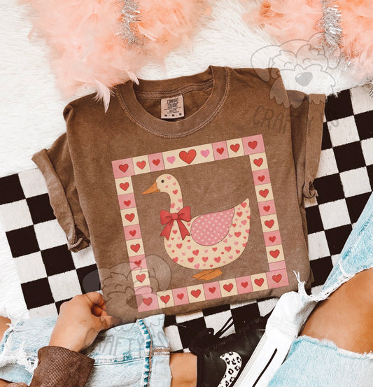 Valentines goose T-shirt