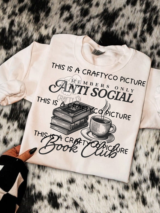 Antisocial  crewneck