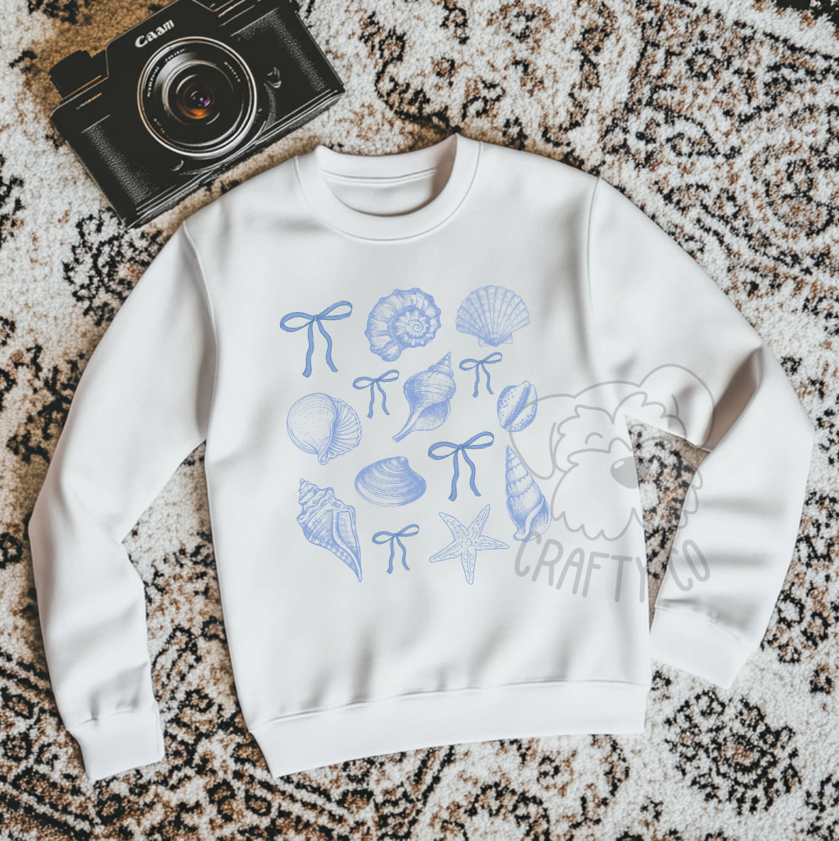 Costal beach Unisex Crewneck