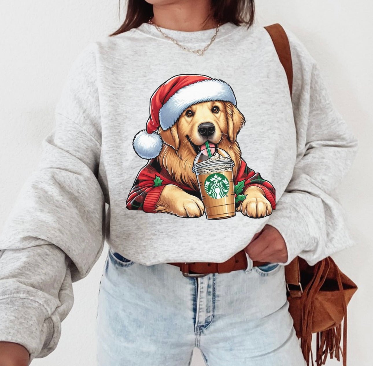 Holidays golden crewneck