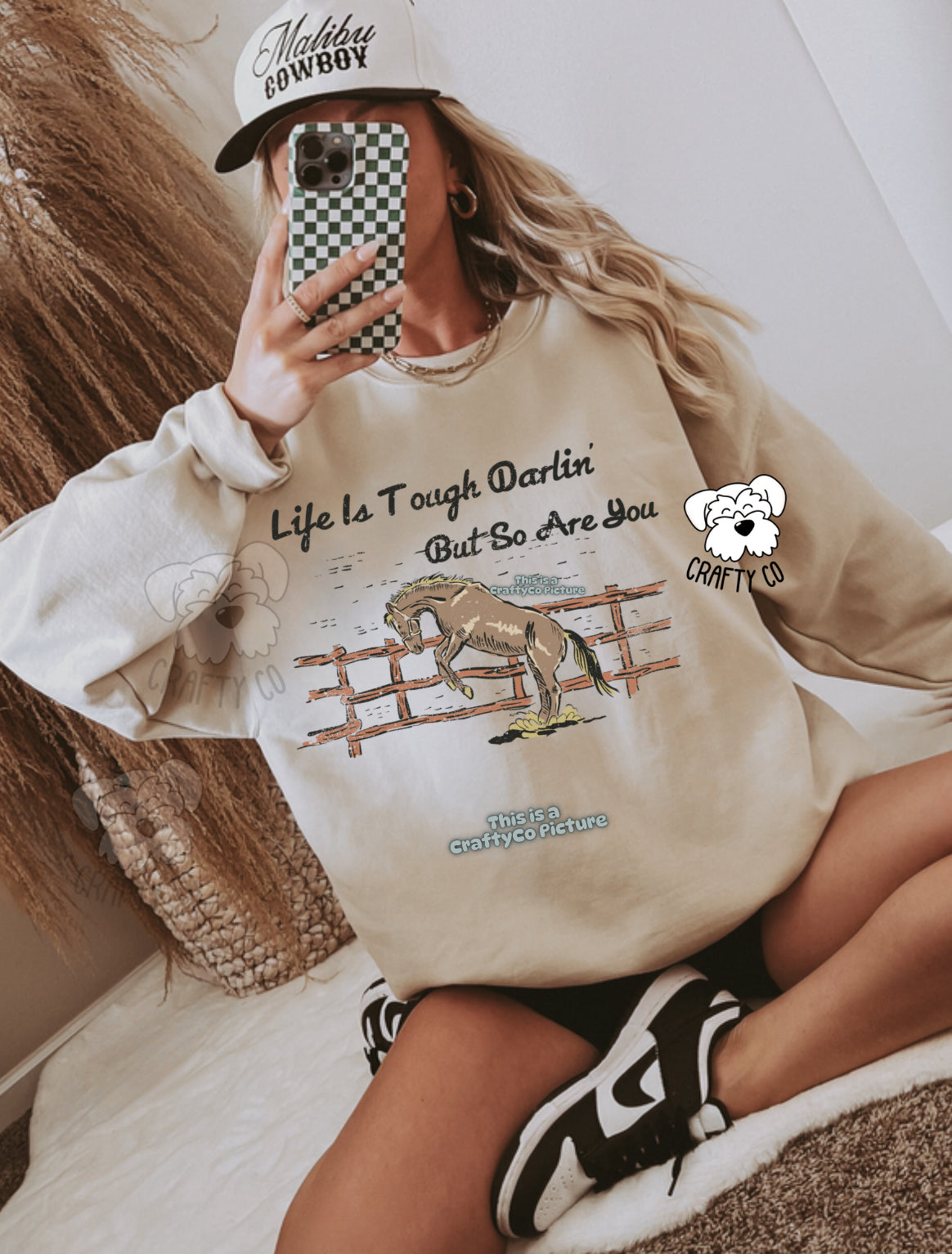 Life is tough Crewneck