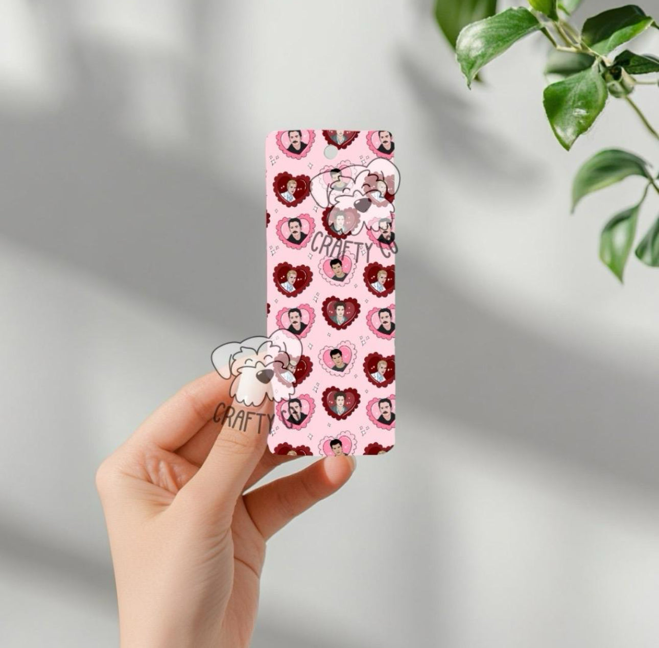 HOA HEART BOOKMARK