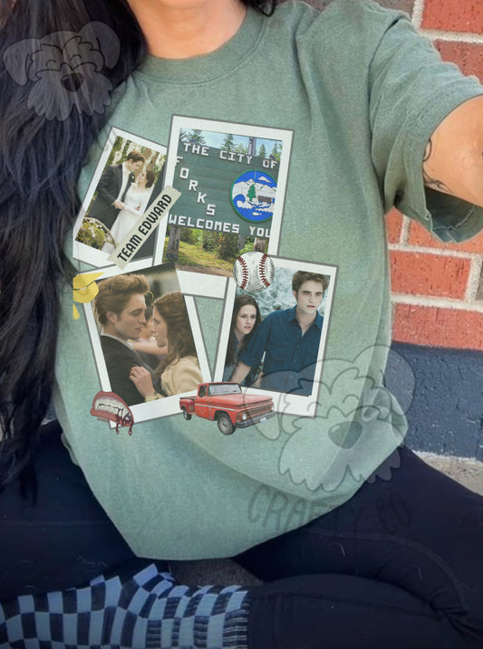 Hoa team Edward polaroid T-shirt