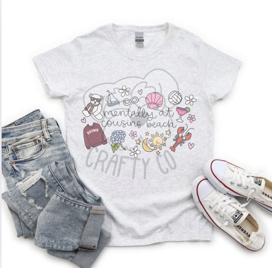 Mentally at c beach Crewneck