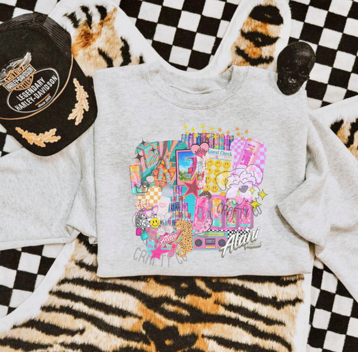 A drink Crewneck