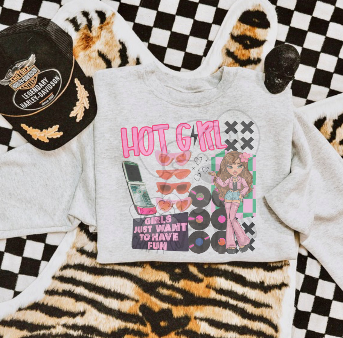 Hot girl Crewneck