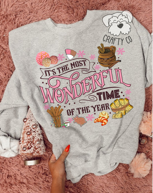 Most wonderful time crewneck