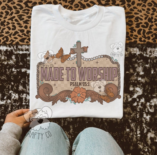 Made to worship Sublimation Gildan  T-shirt