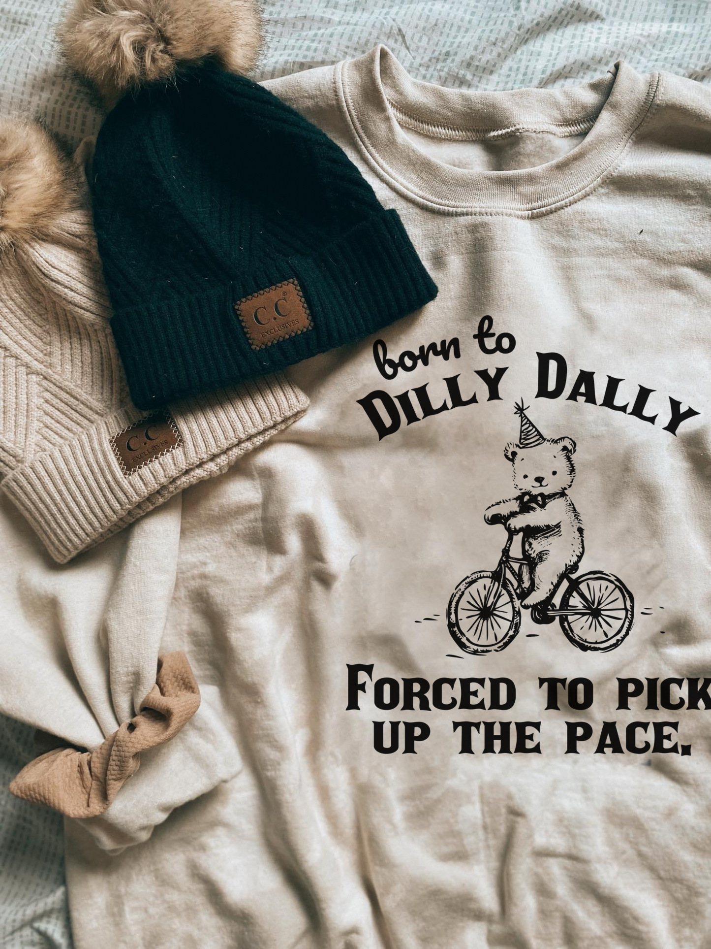 Born to dilly crewneck